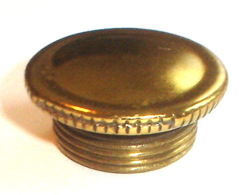 Antique convex brass - antique,