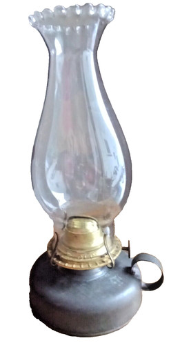 Vtg kerosene oil lamp - vtg, p