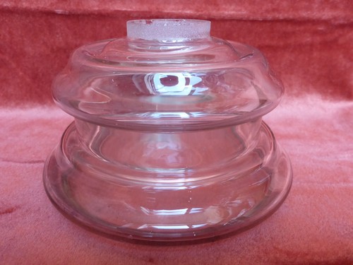 Old tank glass container - old,