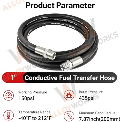 10ft fuel transfer hose - 10ft,