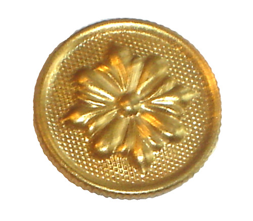 Vintage fancy embossed brass - fancy,