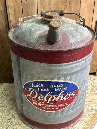Vintage delphos gallon - delphos, 5-gallon